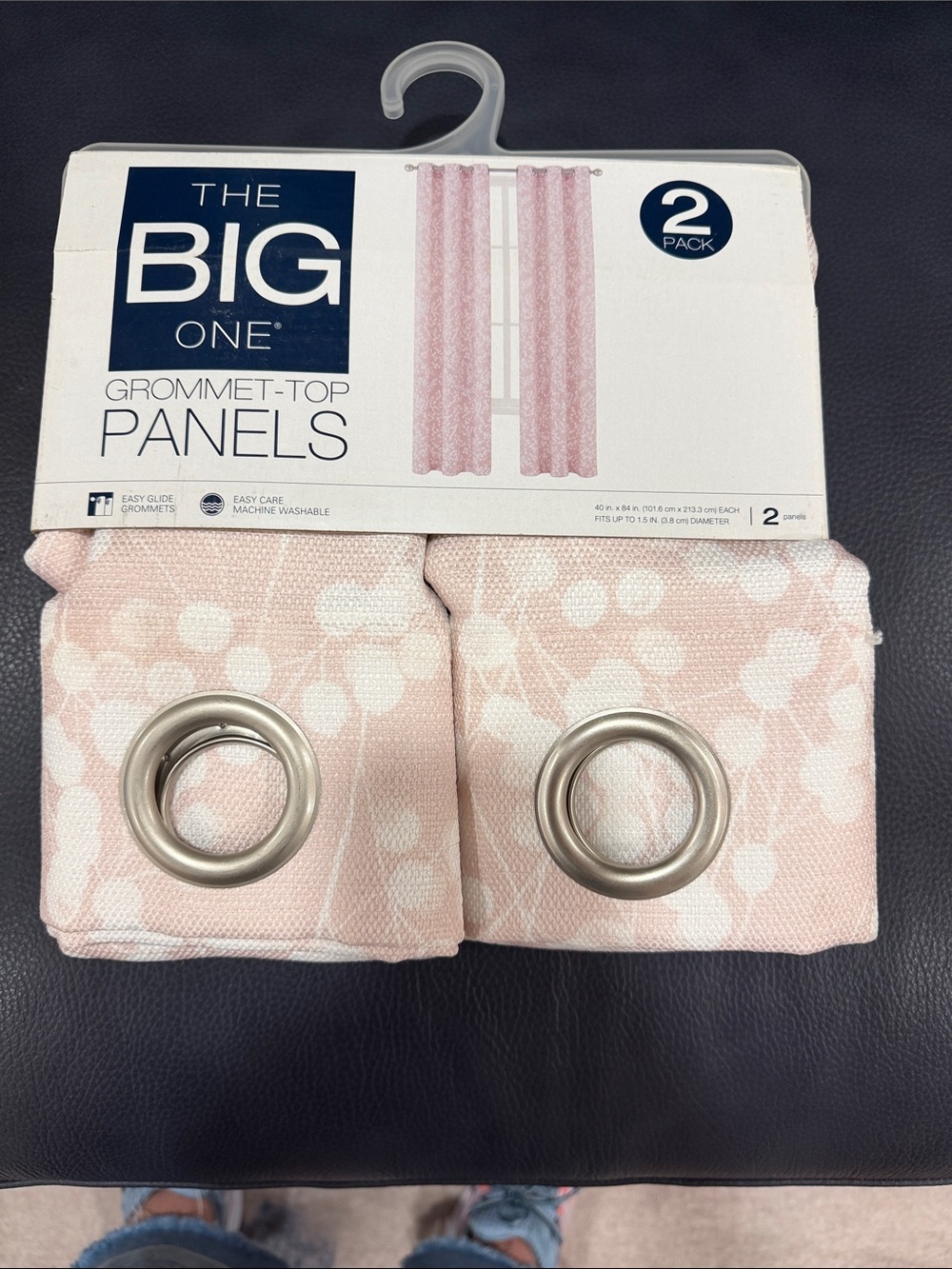 The Big One Pink Floral Grommet Panels (2-Pack)